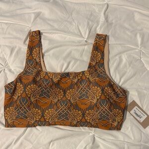 Albion NWT Golden Hour Olivia swim crop XXL